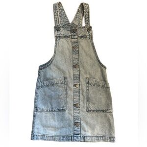 GAP Light Blue Denim Kids Overall dress